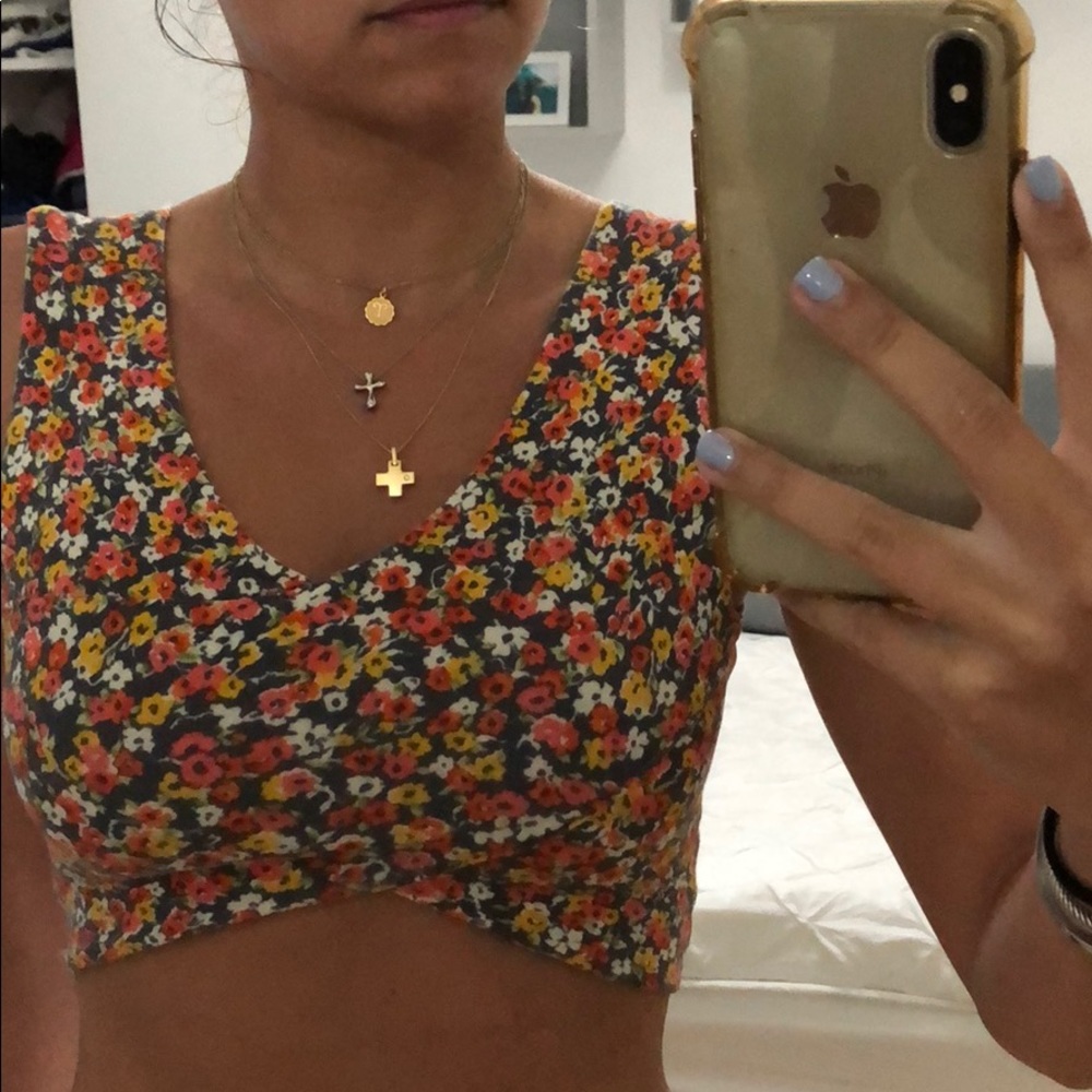 Flowery crop top